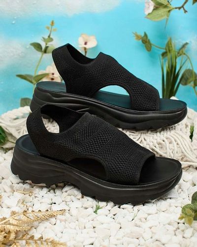 CZARNE SANDAŁKI DAMSKIE VISS 38 na Arena.pl