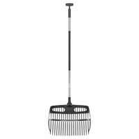 Fiskars Łopato-grabie Ergonomic 1077116 – uniwersalne narzędzie ogrodowe 2w1