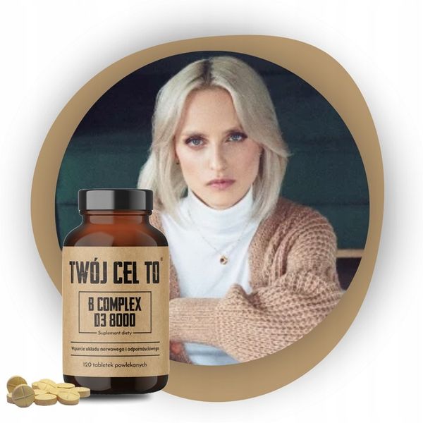 Twój Cel To B COMPLEX D3 8000 witamina z grupy B kompleks - 120 tabletek zdjęcie 8