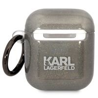 karl lagerfeld kla2hnkctgk airpods 1/2cover czarny/black glitter