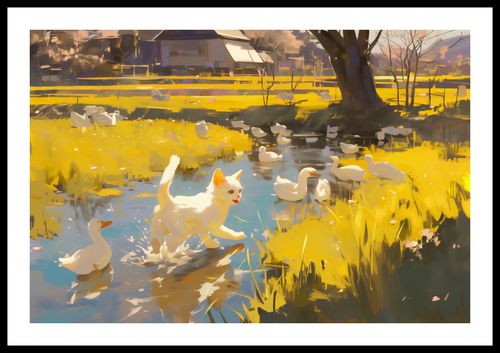 Plakat 60x40cm Słońce na Wsi na Arena.pl