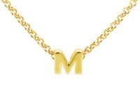 literki na łańcuszku złote (1cm)