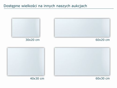 SZKLANA PODSTAWKA POD ZNICZE z LUSTRA 569b 40x30cm na Arena.pl