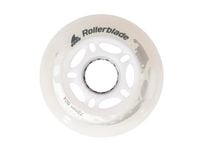 Kółka świecące do rolek Rollerblade Moonbeams Led WH 72mm/82A 4 Szt..