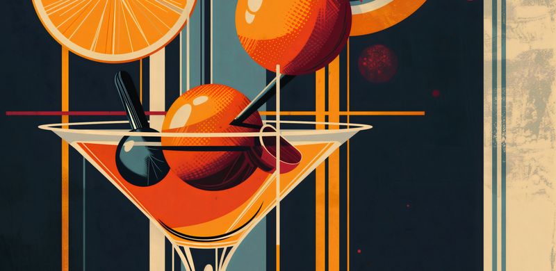 Plakat 91,3x44,5cm Koktajl w Stylu zdjęcie 1