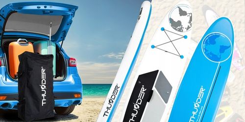 Stabilna DESKA SUP 320CM nadmuchiwana BEZPIECZNA zestaw + krzesełko na Arena.pl