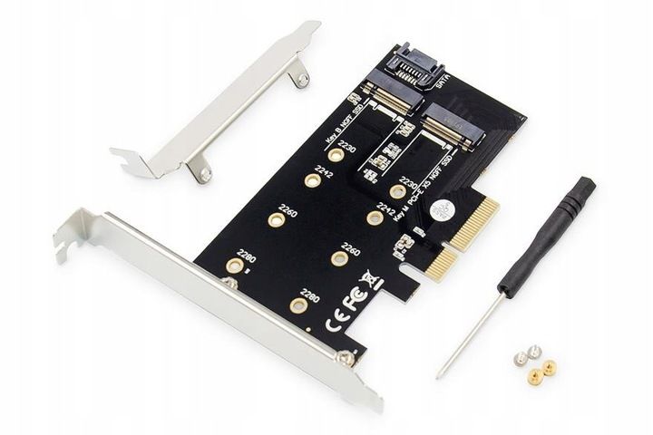 Digitus Kontroler M.2 NGFF/NVMe SSD PCIe3.0 SATA zdjęcie 7