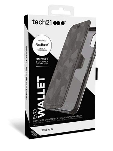 TECH21 EVO WALLET iPhone X / XS -  BLACK na Arena.pl
