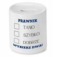 Skarbonka Dla Prawnika Tanio Szybko Dobrze Z Nadrukiem Ze Zdjęciem