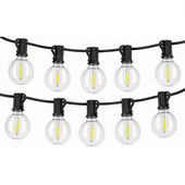 GIRLANDA LED 20M IP44 2700K E12 G40 1W CIEPŁA ORANŻERIA