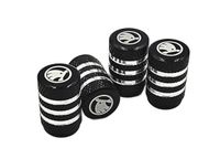 SKODA nakrętki na wentyle ALUMINIOWE kapturki ŠKODA wentylki 4szt.