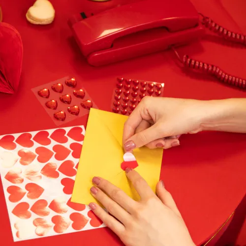 Naklejki Serce czerwone 30szt na Arena.pl