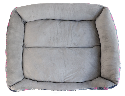 Legowisko dla psa szare XL prostokątne PAWPRINT 74x59cm na Arena.pl