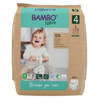 Pieluchomajtki Bambo Nature 4 Maxi 7-12kg, 20 szt.