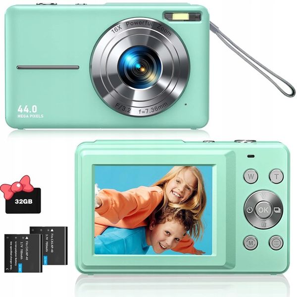 APARAT CYFROWY FOTOGRAFICZNY 16X Z KARTA 32GB I LAMPA BŁYSKOWA WYPEŁNIAJĄCA zdjęcie 5