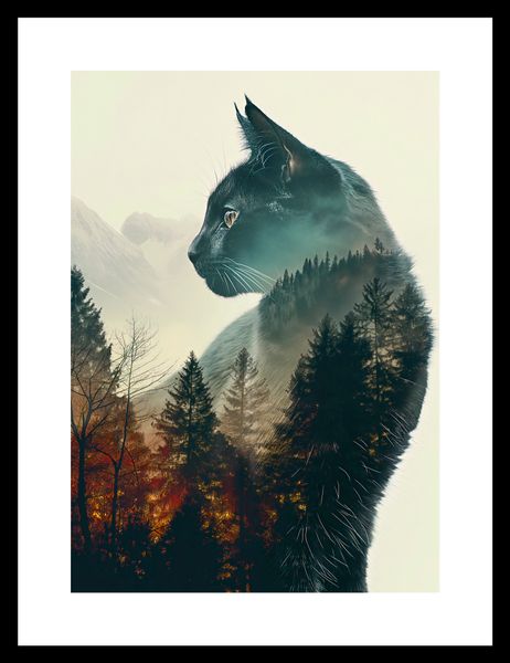 Plakat 21x29,7cm Koci Duch Lasu zdjęcie 3