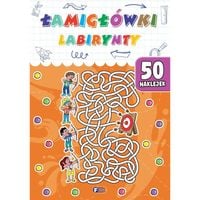 łamigłówki. łamigłówki labirynty + 50 naklejki zagadki