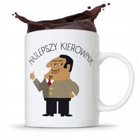 Kubek Prezent Dla Kierownika Najlepszy Kierownik Z Nadrukiem Ze Zdjęciem