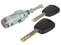 Wkładka Zamka Drzwi Przód Lewa i Klucze 2 szt. Komplet do Citroen C2 C3