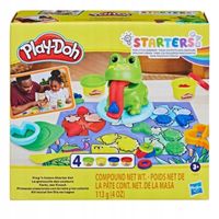 PLAY-DOH ZESTAW STARTOWY WESOŁA ŻABA I NAUKA KOLORÓW CIASTOLINA DLA 3 LATKA