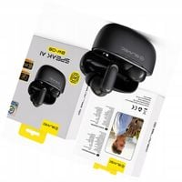 TWS słuchawki BW-08 translator AI czarne real-time do Realme 9 5G
