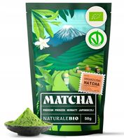 Bio Matcha Tradycyjna Premium Japońska Zielona Herbata w proszku 50g Macza
