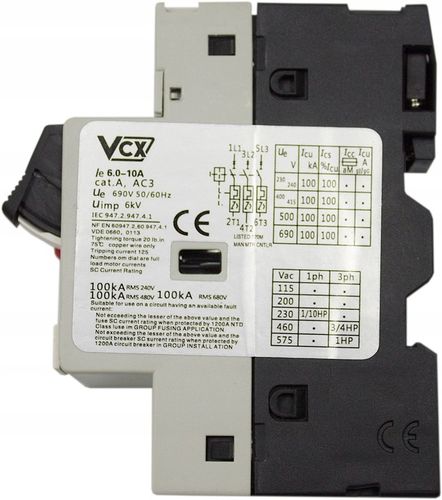 Wyłącznik silnikowy GV2 6,0-10A na Arena.pl