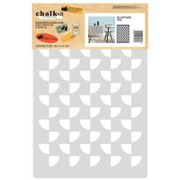 Szablon do stylizacji i dekoracji mebli Chalk-it 709 QUARTERS
