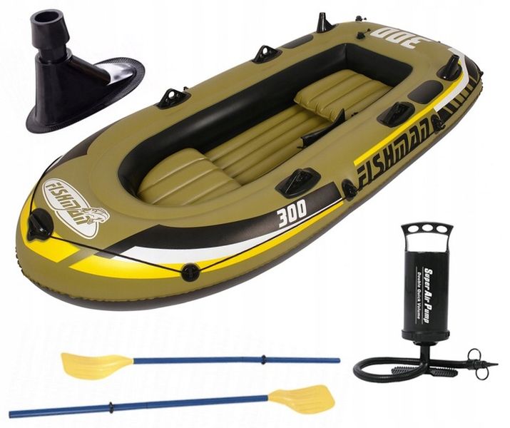 Ponton FISHMAN 300 +wiosła +pompka zdjęcie 1