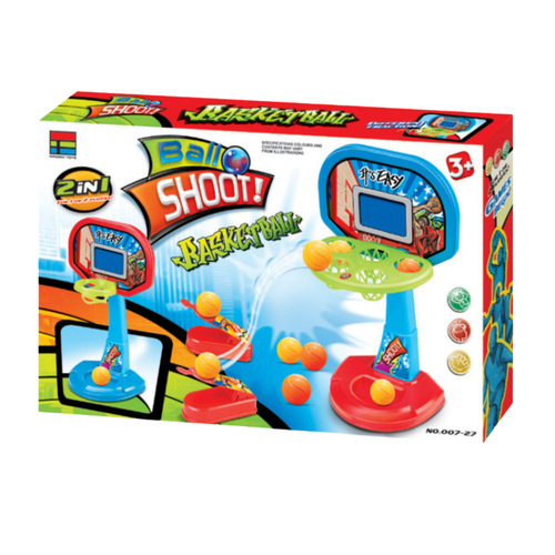 Zestaw Mini Koszykówka Wyrzutnia Piłek Kosz Tablica Gra Zręcznościowa na Arena.pl