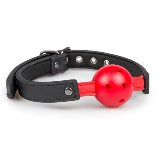 knebel-ball gag with pvc ball - red na Arena.pl