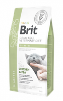 Brit Grain Free Veterinary Diets Cat Diabetes Kurczak Z Groszkiem 2kg