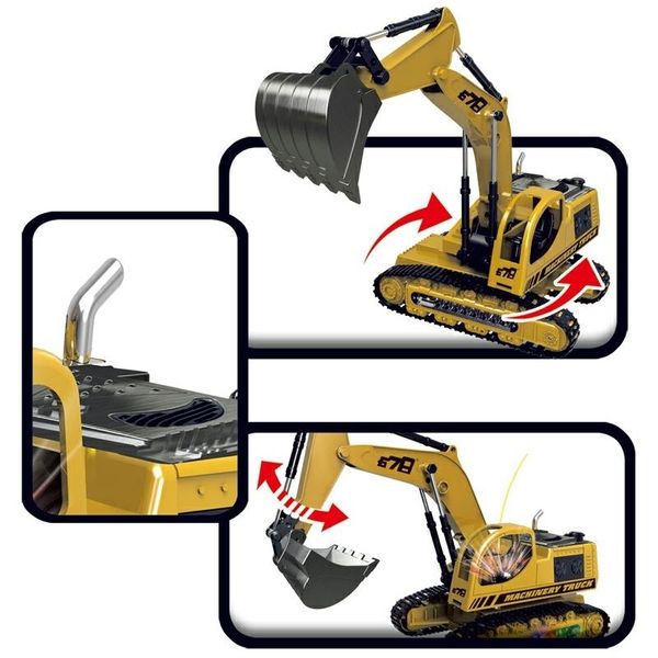 ND32_B5C B5C RC KOPARKA STEROWANA GĄSIENICOWA MX zdjęcie 4