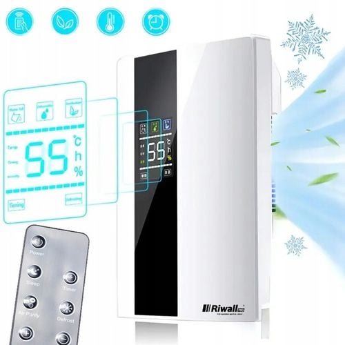 OSUSZACZ POWIETRZA POCHŁANIACZ WILGOCI 65W 1,8L RIWALL ROS-01 na Arena.pl