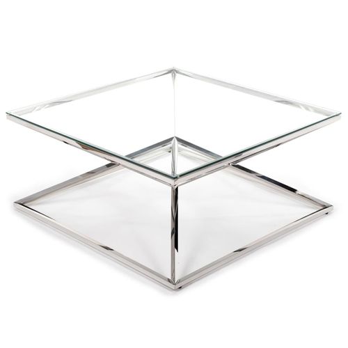 STOLIK KAWOWY DIAMANTO SILVER 100 CM na Arena.pl