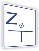 Tablica orientacyjna dla zasuwy znak nadruk 20x15 cm duży wybór