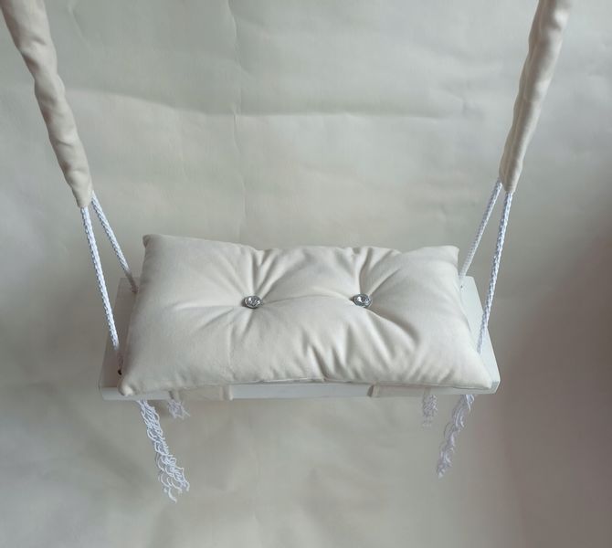 Huśtawka PŁASKA DLA DZIECI Szara dom ogród POKÓJ zdjęcie 8