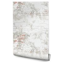 Tapeta Ścienna BETONOWY Szary Mur Cegły Efekt 3D