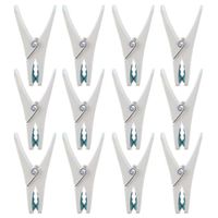12x Klamerki na Pranie Żabki Spinacze do Suszenia Wieszania Ubrań Odzieży