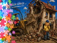 Puzzle tradycyjne - Sąsiedzi - Pat i Mat