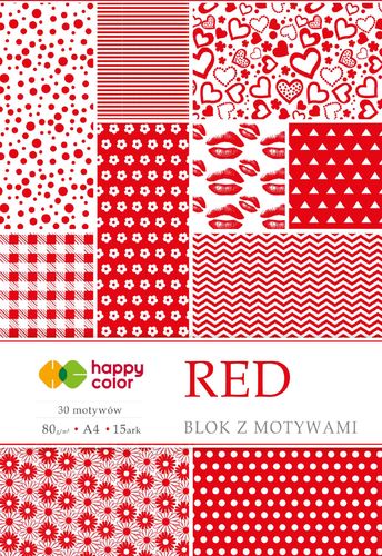 blok a4/15ark red  80g/m2 4329 na Arena.pl