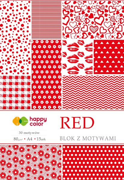 blok a4/15ark red  80g/m2 4329 zdjęcie 3