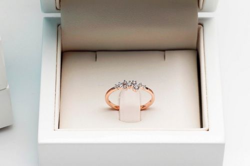 Emaga Złoty pierścionek PRD5400 - Diament na Arena.pl