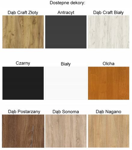 Podstawka pod monitor Na Wymiar z półką Dąb Sonoma niewidoczny montaż na Arena.pl