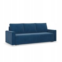 KANAPA NOTO NIEBIESKA GRANATOWA POSO Rozkładana Wygodna Funkcja Spania