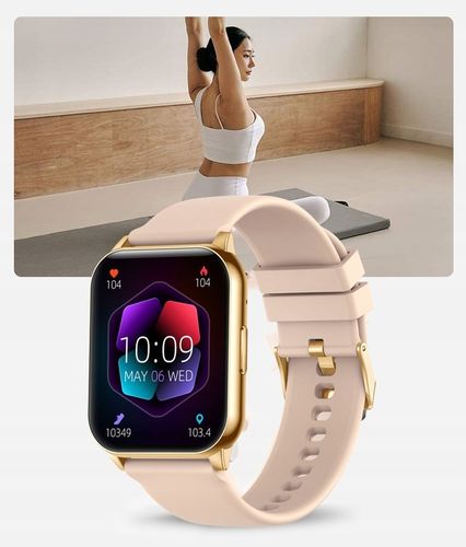 SMARTWATCH ZEGAREK DAMSKI POLSKIE MENU ROZMOWY CIŚNIENIE PULS SPORT ZDROWIE na Arena.pl