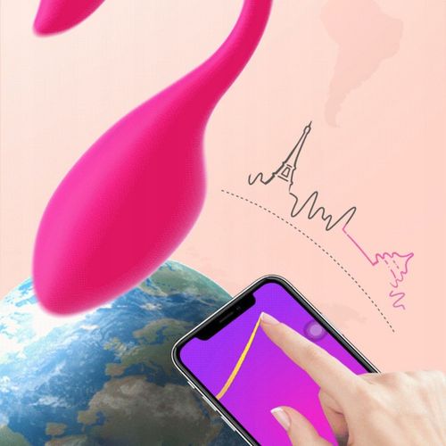WIBRATOR JAJKO Z APLIKACJĄ ZDALNIE STEROWANY TELEFONEM BLUETOOTH DLA PAR na Arena.pl