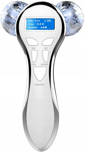 Masażer twarzy Kulowy 4D do masażu ciała Bezprzewodowy z wibracją EMS LED na Arena.pl