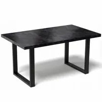 STÓŁ DO KUCHNI JADALNI SALONU LOFTOWY METALOWE NOGI 100x60CM BETON CIEMNY