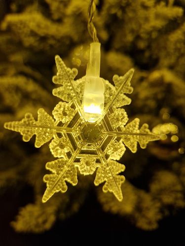 KURTYNA ŚWIETLNA LAMPKI ŚNIEŻYNKI 96 LED BIAŁY CIEPŁY GIRLANDA OKIENNA 3,5m na Arena.pl